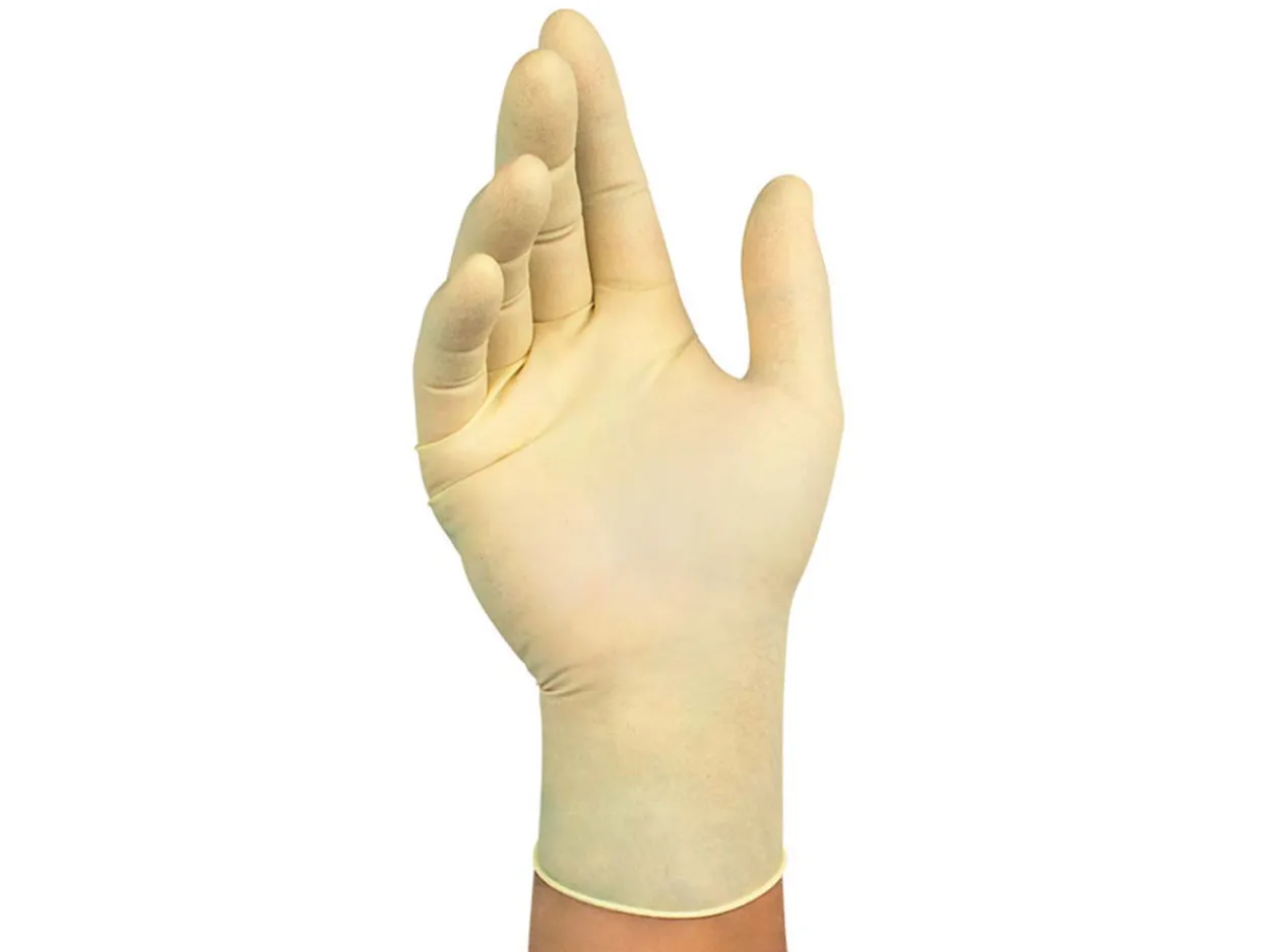 Disposable Latex Gloves, Box Of 100