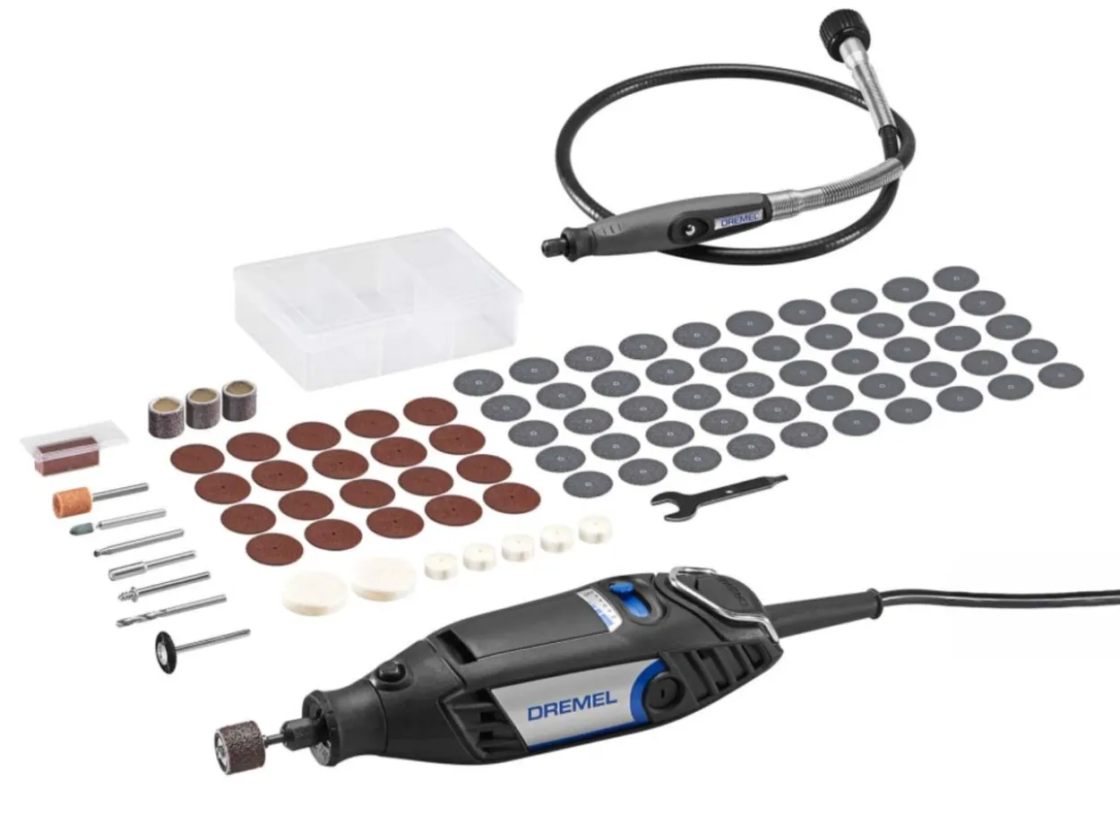 Dremel 3200 Rotary Drill Kit And Flexshaft With 90 Accessories