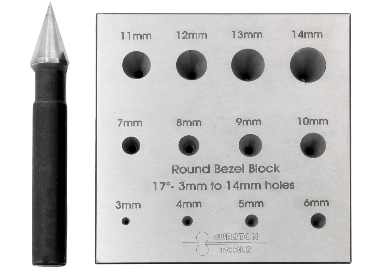 Durston Bezel Block Round 3-14mm 17°