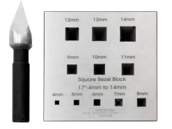 Durston Bezel Block Square 4-14mm 17°