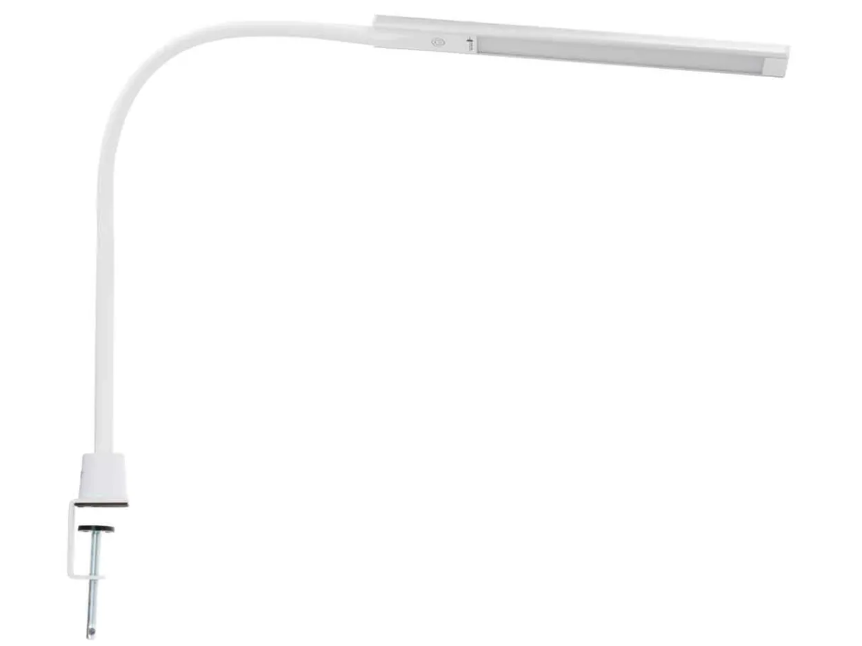 Durston LED Workbench Flexineck Lamp In White