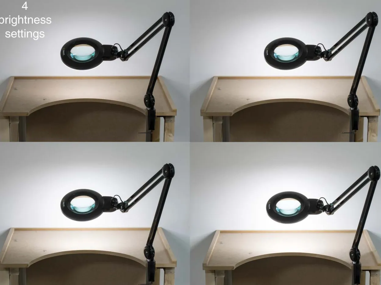 Durston LED Workbench Magnifying Lamp