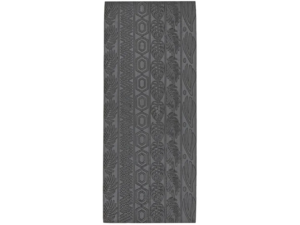 Durston Multi Pattern Plate, Geo Leaf