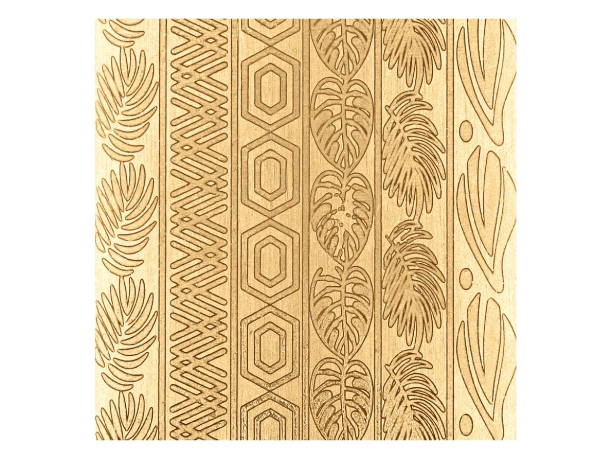 Durston Multi Pattern Plate, Geo Leaf