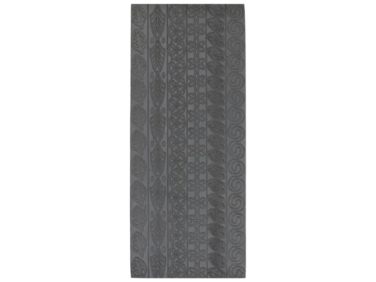 Durston Multi Pattern Plate, Leaf Swirl