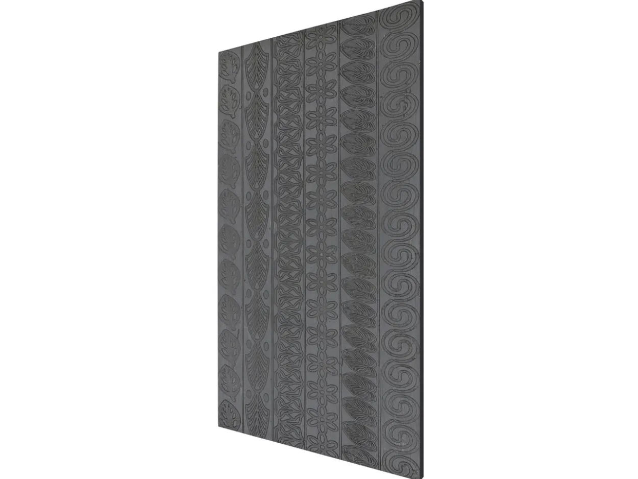 Durston Multi Pattern Plate, Leaf Swirl