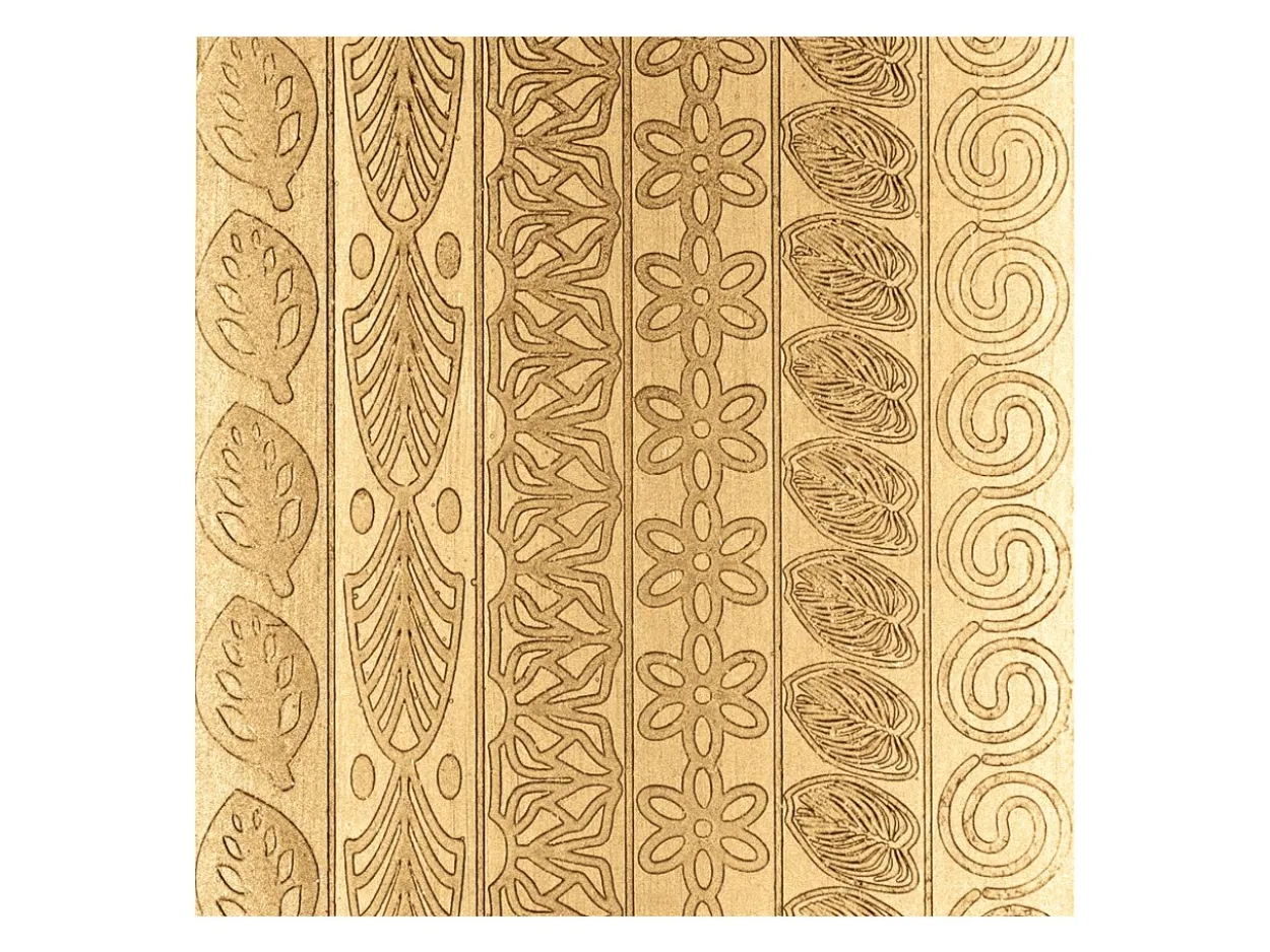 Durston Multi Pattern Plate, Leaf Swirl