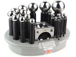 Durston 26 Piece Doming Set Including Block And Carry Case