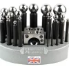 Durston 21 Piece Doming Set Including Square Block And Carry Case