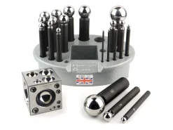 Durston 21 Piece Doming Set Including Square Block And Carry Case