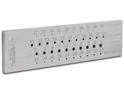 Durston Steel Round Drawplate, 0.5mm - 4.0mm, 41 Hole