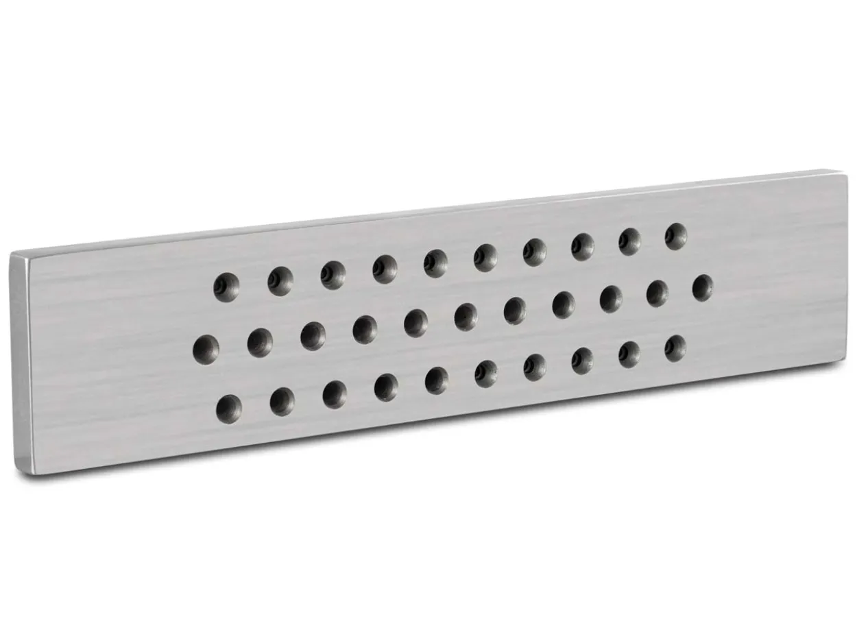 Durston Steel Round Drawplate, 0.3mm - 2.0mm, 31 Hole