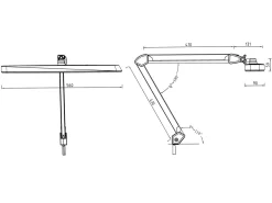 Durston Superior LED Workbench Task Light