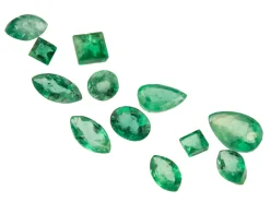 Emerald, Mixed Shapes, Pack of 12