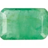 Emerald, Octagon, 6x4mm
