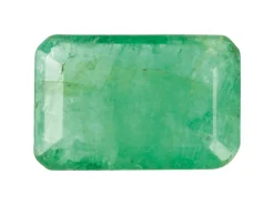 Emerald, Octagon, 6x4mm