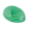 Emerald, Oval Cabochon, 6x4mm