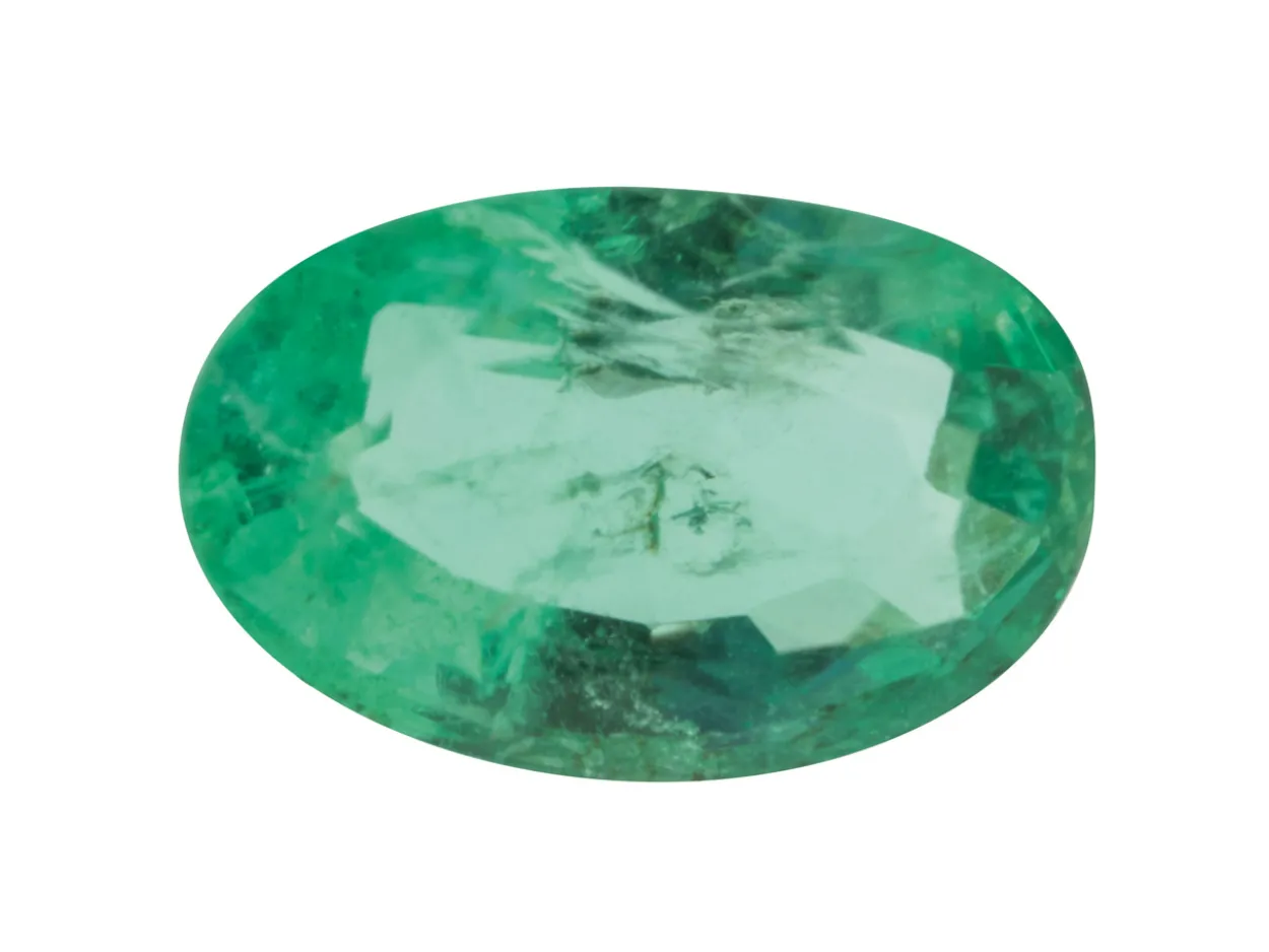 Emerald, Oval, 6x4mm