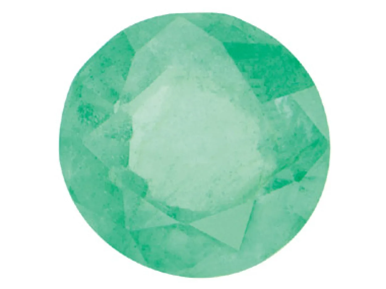 Emerald, Round, 1.75mm