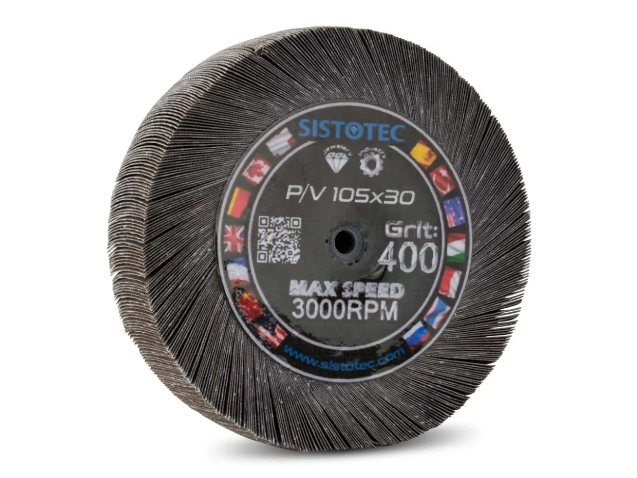Emery Flap Wheel, 400 Grit, 105mm/4"