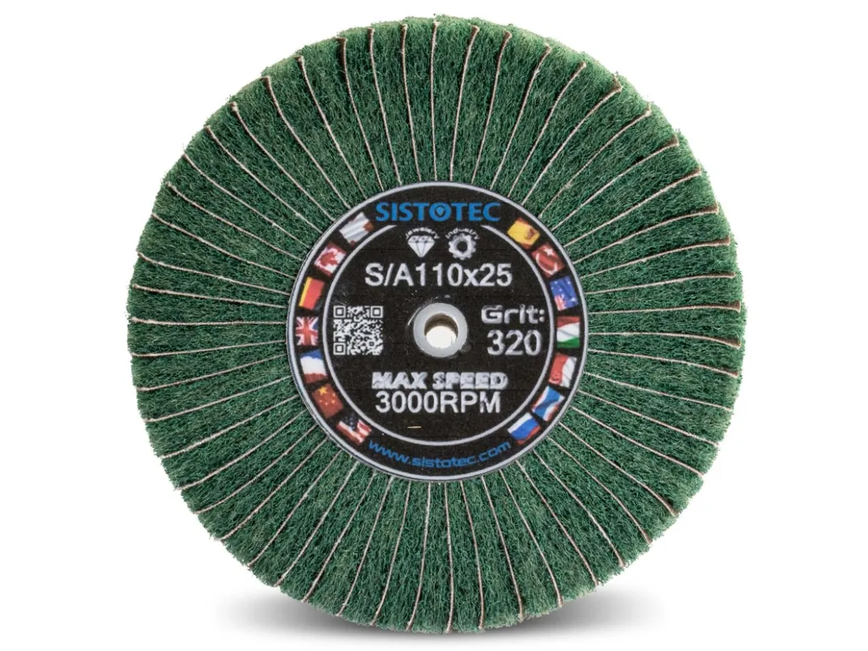 Emery Flap Wheel 320 Grit, 110mm