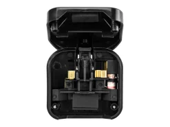 Eu Cee Round 2 Pin Plug To UK 3 Pin Plug Converter