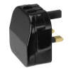 EU Europlug Flat 2 Pin Plug To UK 3 Pin Plug Converter