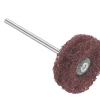 Eve Fiberwheels With Mandrel, Red, Fine Grit, 25mm