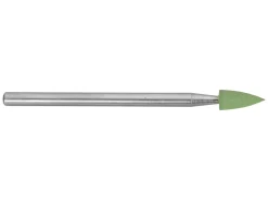 Eveflex Rubber Cone Burr, 811, Green, Fine Grit, 7.5 X 3.3mm