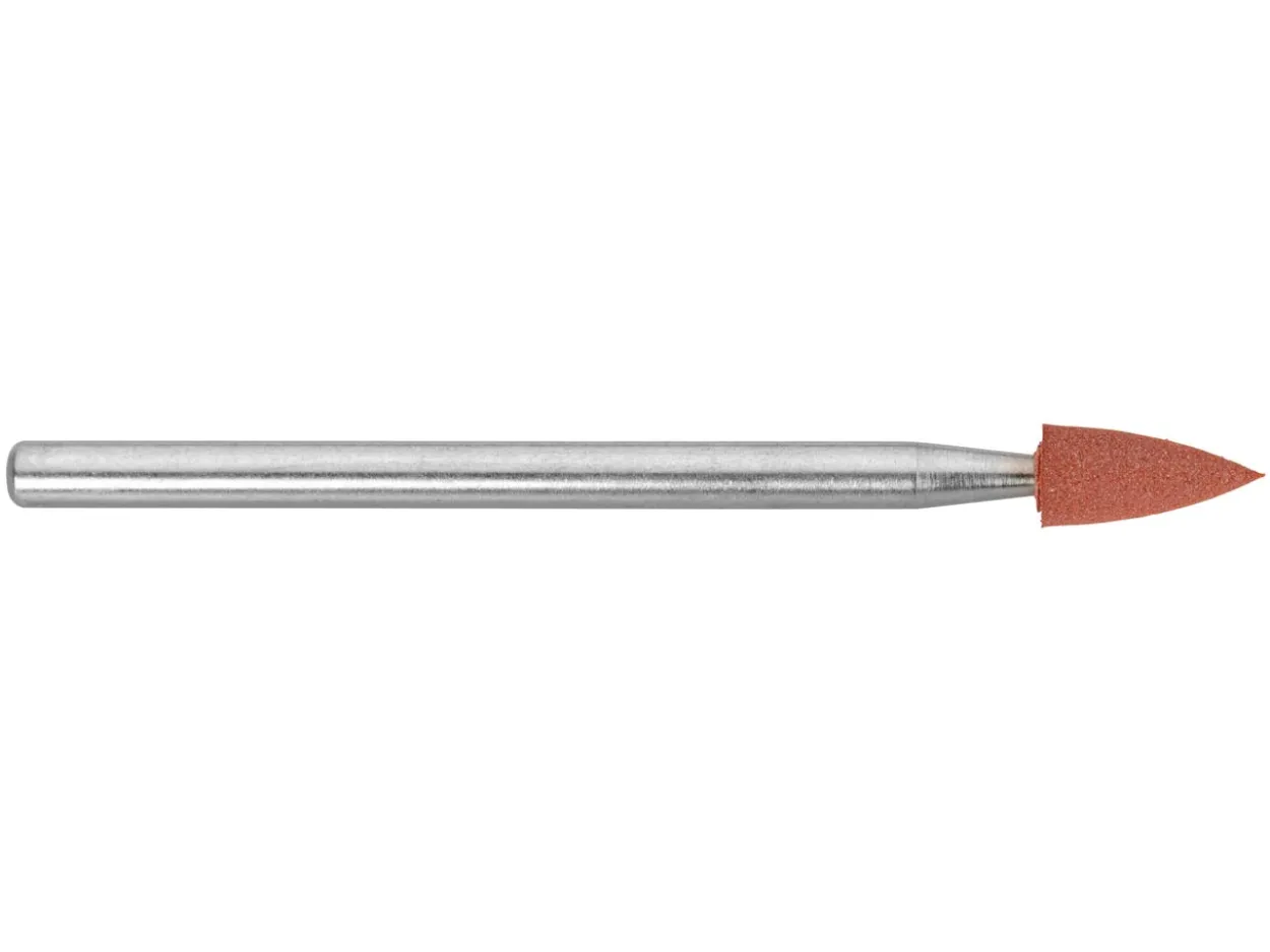 Eveflex Rubber Cone Burr, 711, Red, Medium Grit, 7.5 X 3.3mm