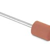 Eveflex Rubber Cylinder Burr, 710, Brown, Medium Grit, 12 X 10mm