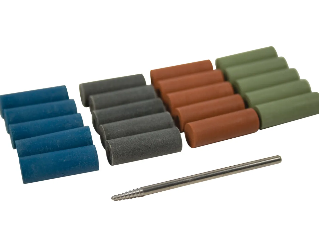Eveflex Rubber Cylinder Set, 4 Grades X 5 Each And Mandrel