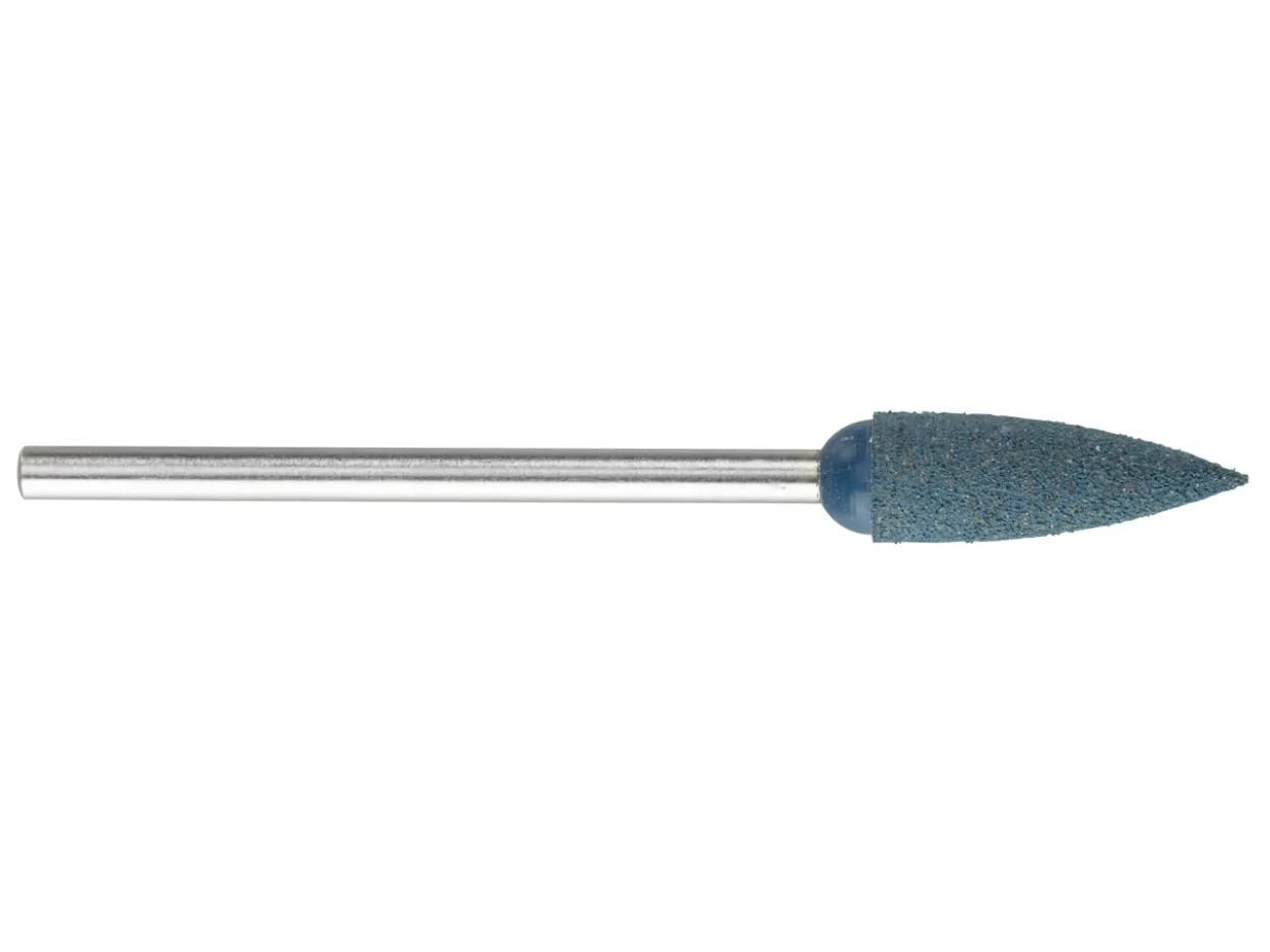 Eveflex Rubber Flame Burr, 506, Blue, Very Coarse Grit, 16 X 5mm