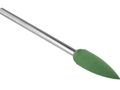 Eveflex Rubber Flame Burr, 806, Green, Fine Grit, 16 X 5mm