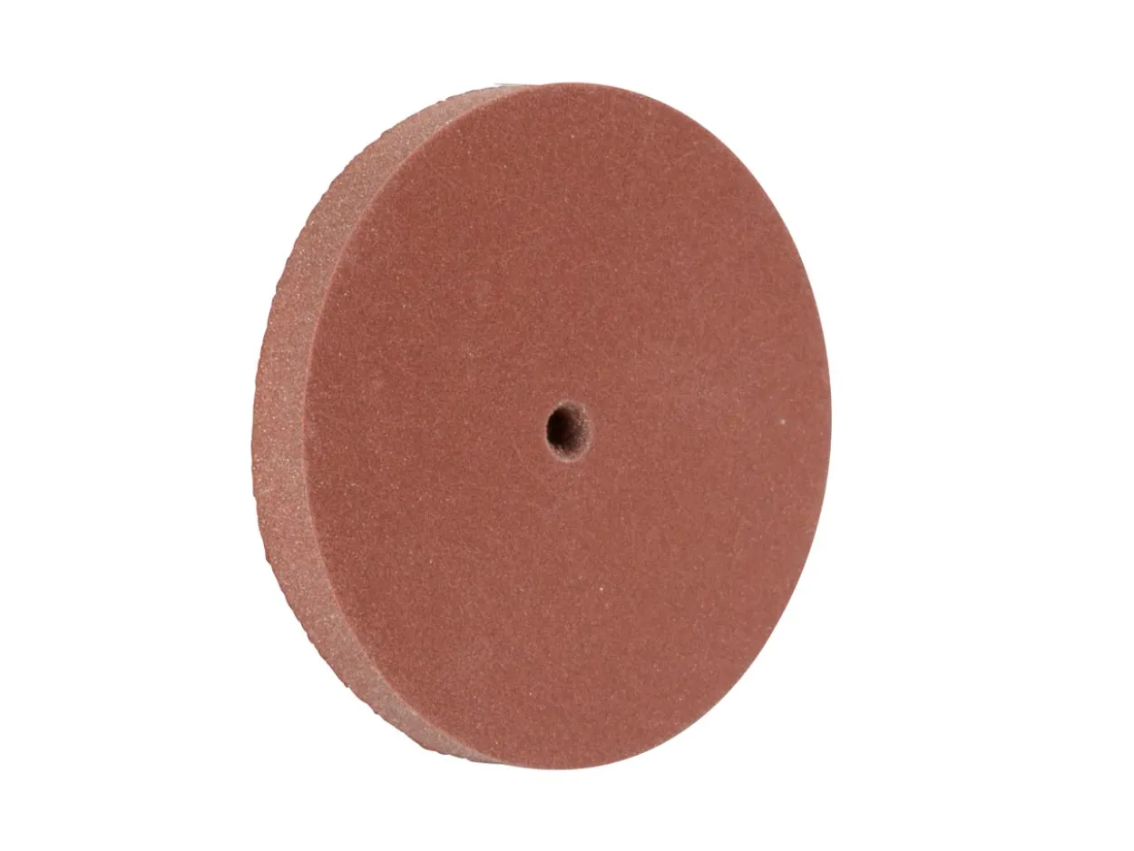 Eveflex Rubber Wheel, 701, Brown, Medium Grit, 23 X 3mm