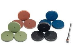 Eveflex Rubber Wheel Set Of 12 With Mandrel