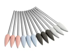 Eveflex Silicone Burr Flame, Set Of 12