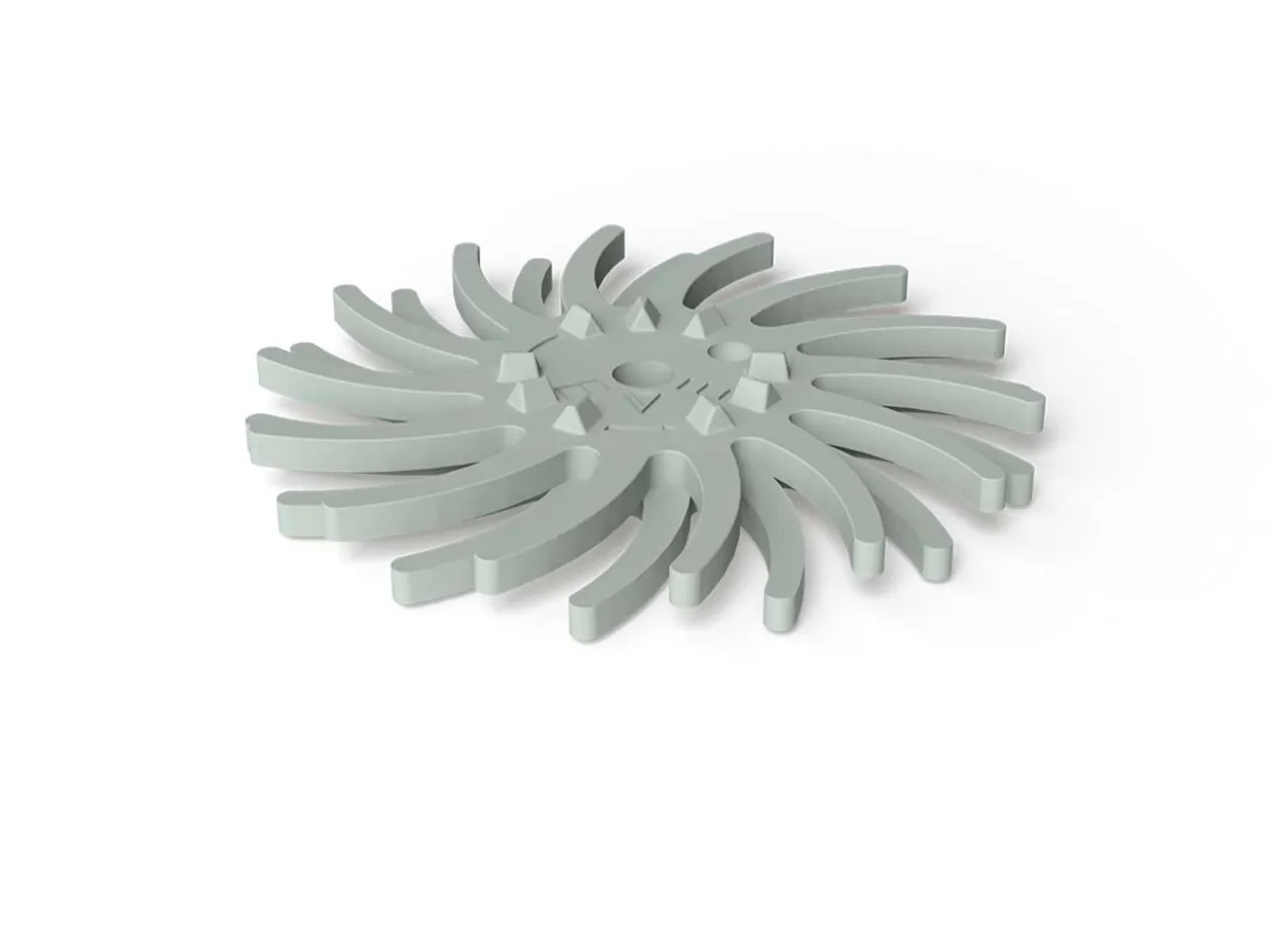 Eve Starflex Twist Radial Abrasive Disc, Grey, Medium Grit, 19mm