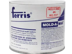 Ferris Mould-a-wax Tub 1lb, Red, Soft Grade