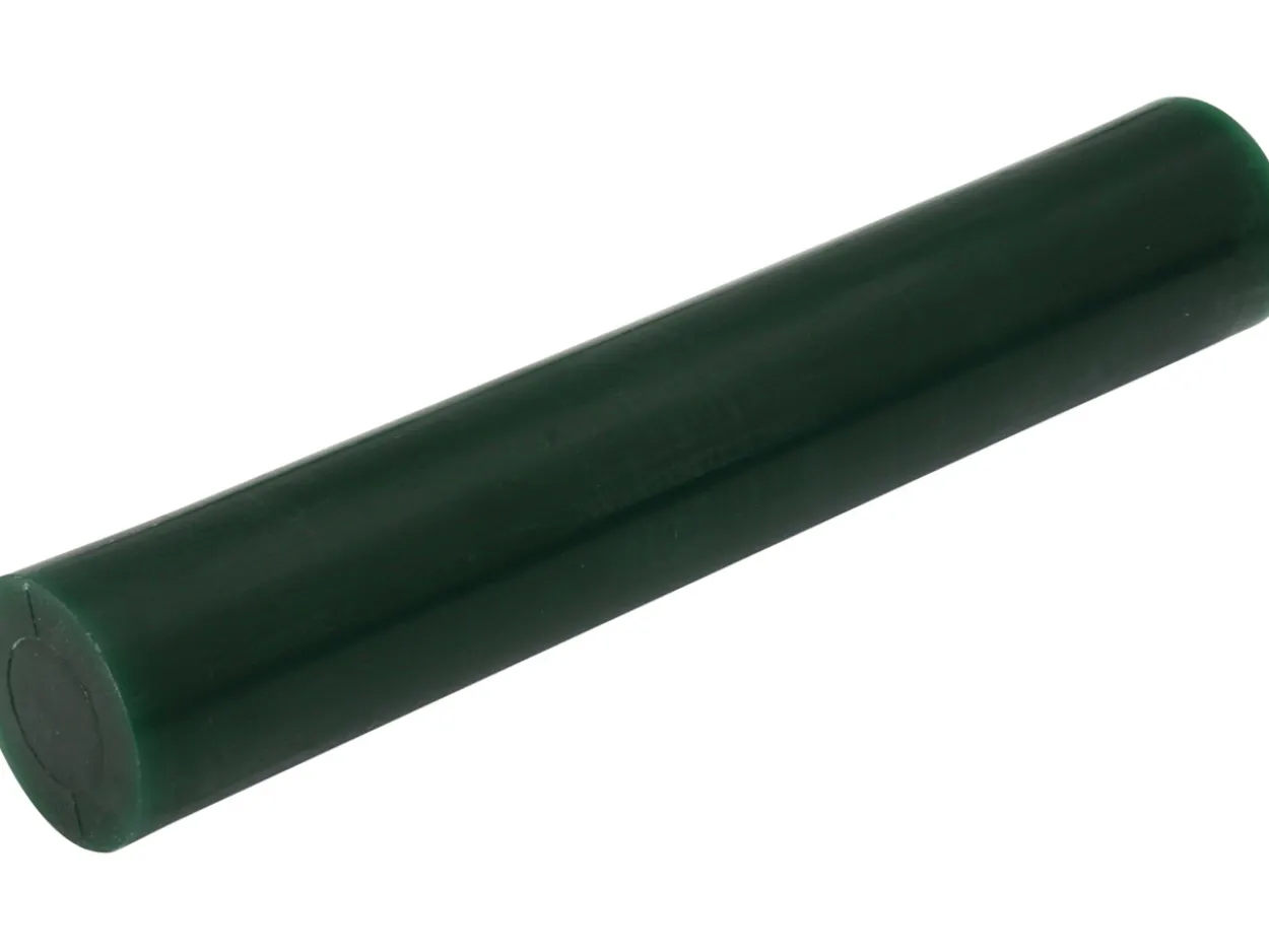 Ferris Solid Round Wax Tube, Green, 22.2mm Diameter