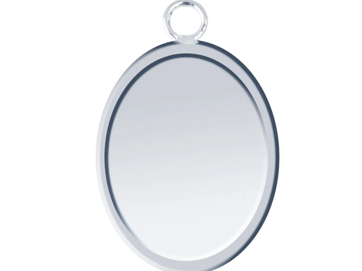Fine Silver Pendant Cpm78 1.50mm Fully Annealed Blank Oval 12mm X 15mm, 100% Recycled Silver