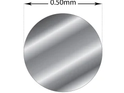 Fine Silver Round Wire 0.50mm Fully Annealed, 50gm Reels, 100% Recycled Silver