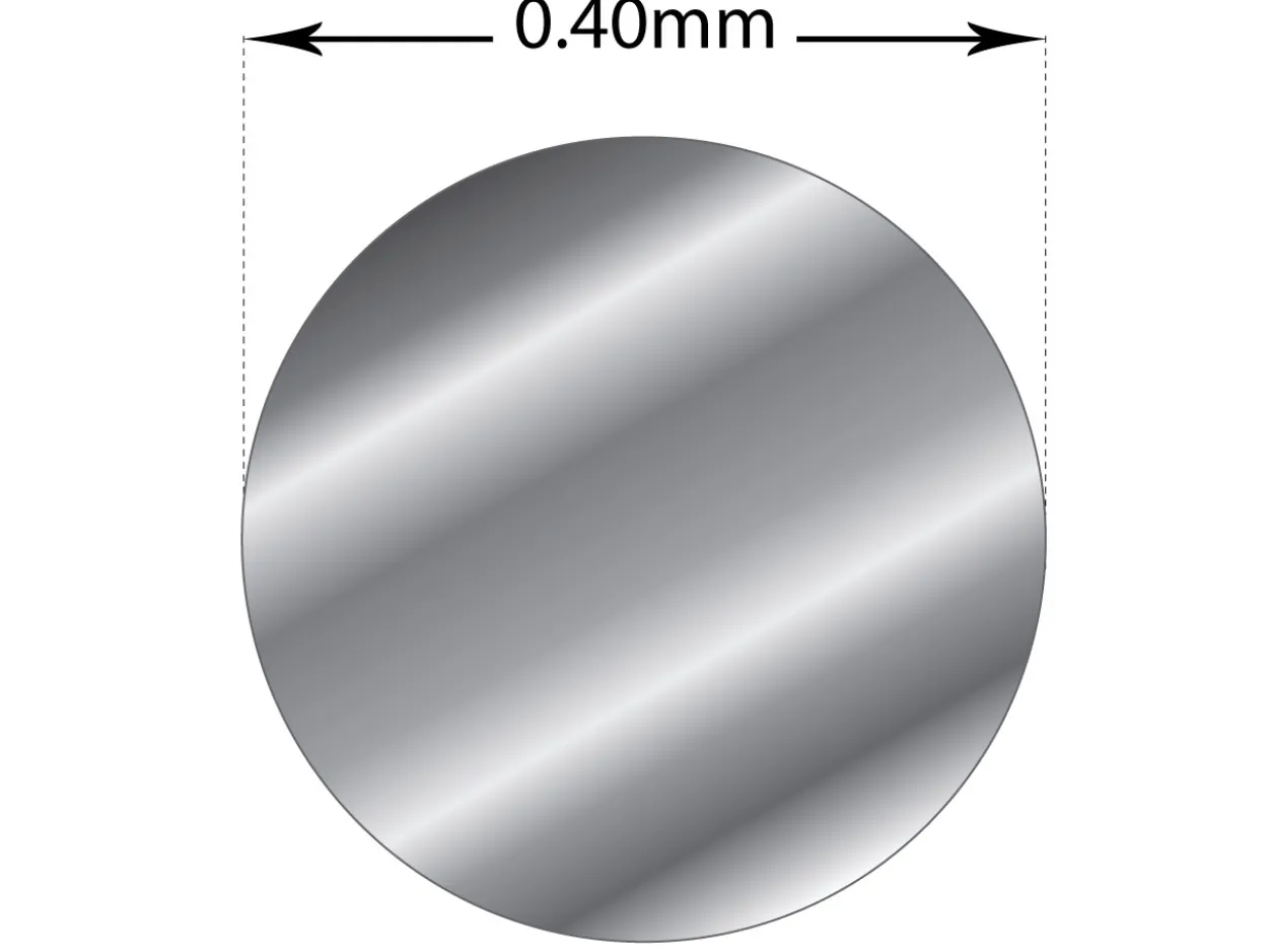 Fine Silver Round Wire 0.40mm Fully Annealed, 100gm Reels, 100% Recycled Silver