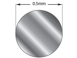 Fine Silver Round Wire 0.50mm X 3m Fully Annealed, 6.2g, 100% Recycled Silver