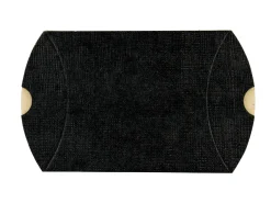 Flat Pack Pillow Box Black Pack of 10