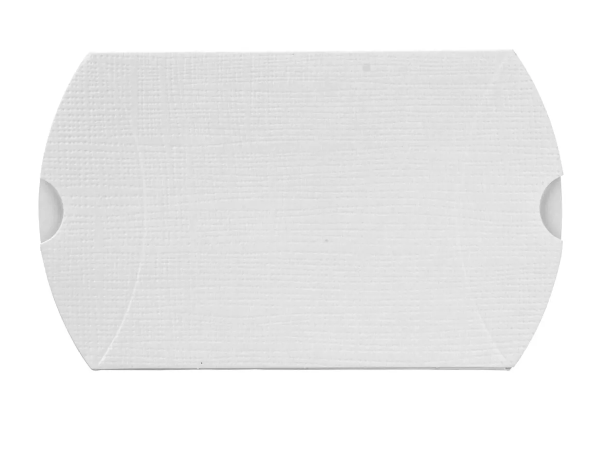 Flat Pack Pillow Box White Pack of 10