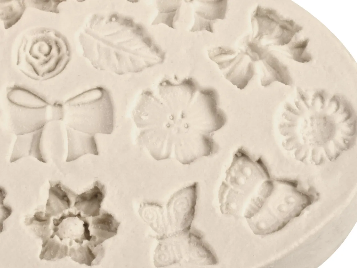 Flexible Clay Mould Bows And Flowers