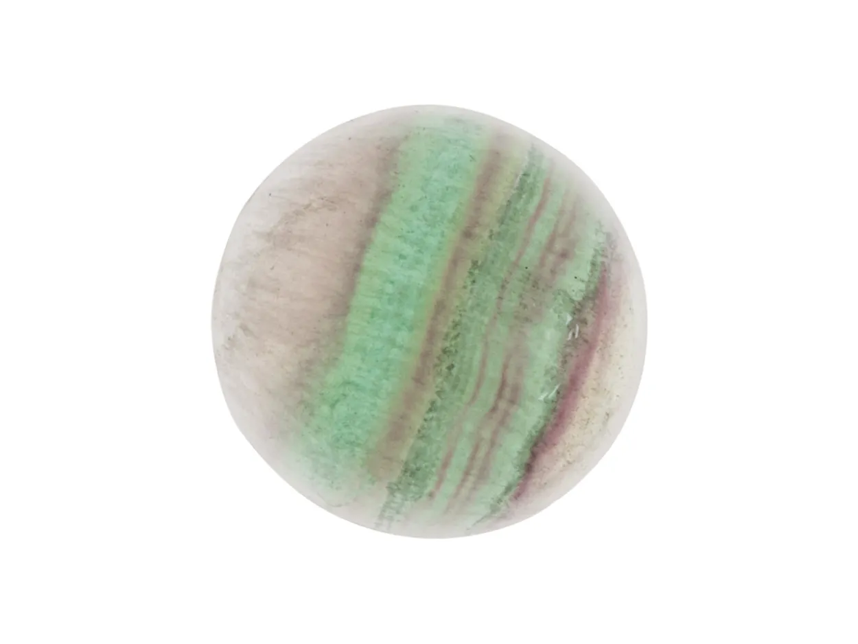Fluorite, Round Cabochon, 10mm