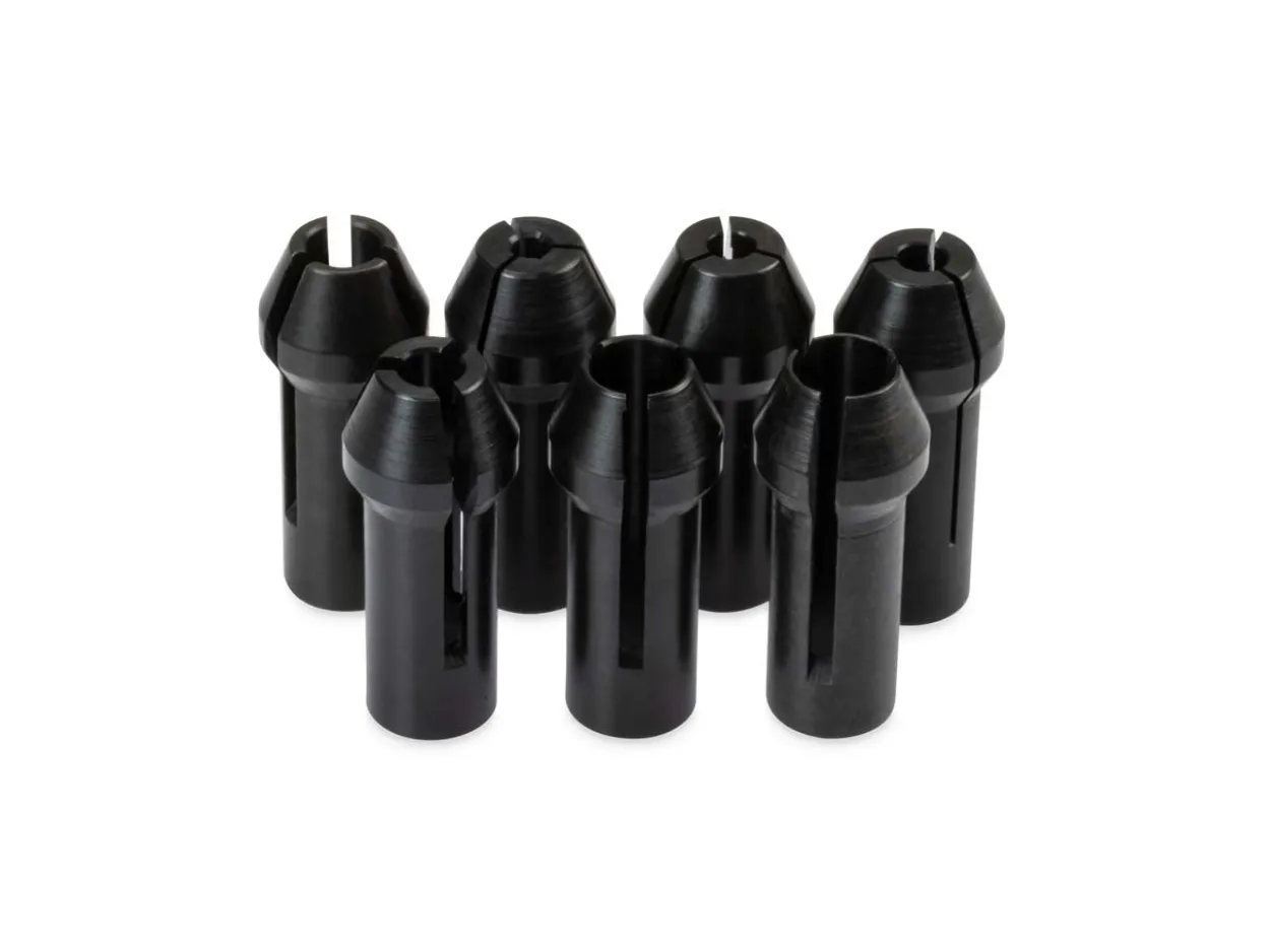Foredom Set Of 7 Collets 2.35-6.35mm Diameter For Use With H.44t, H.43t And Similar