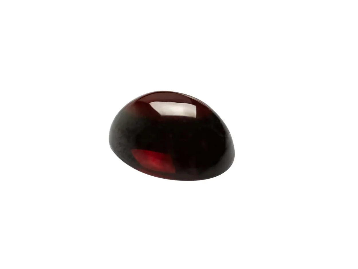 Garnet, Oval Cabochon, 8x6mm